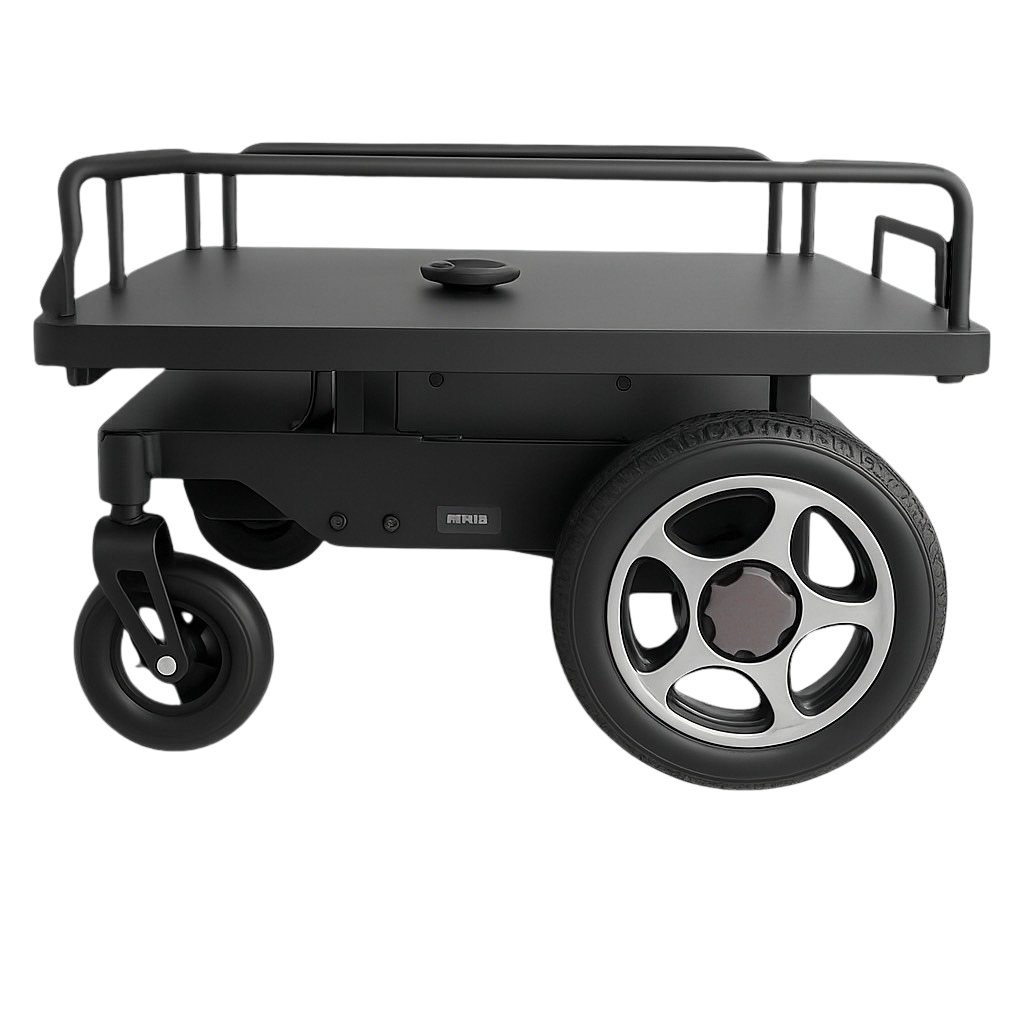 追従型ロボットが作業員の動きをサポート